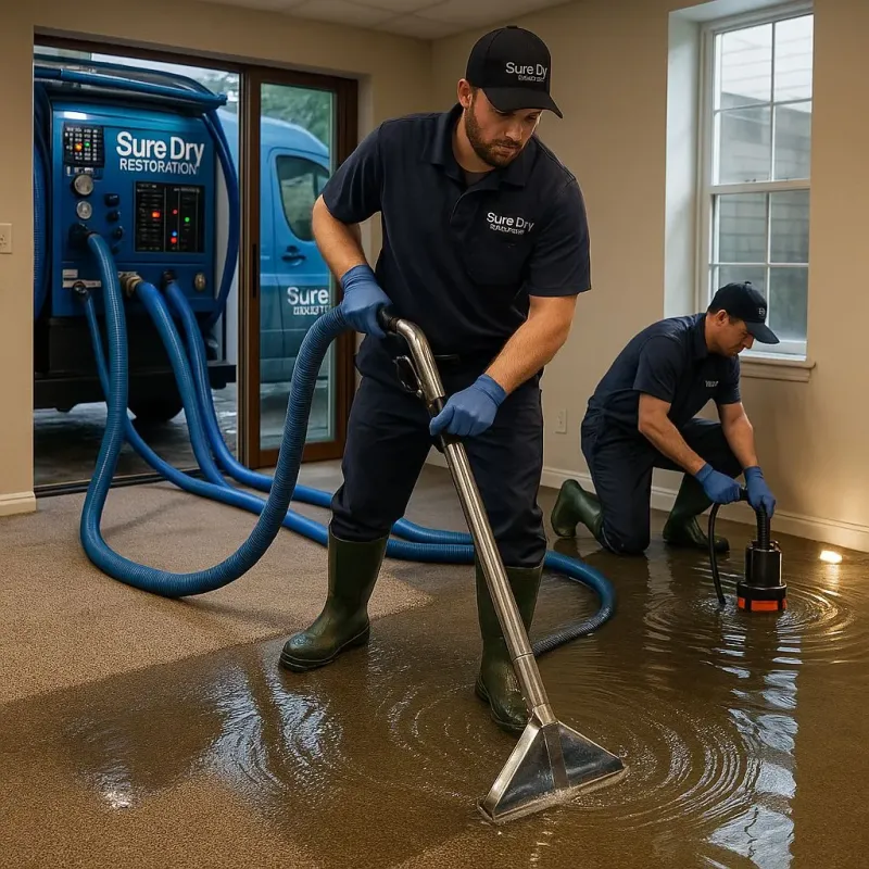 Water Extraction and Removal process in Manvel, TX